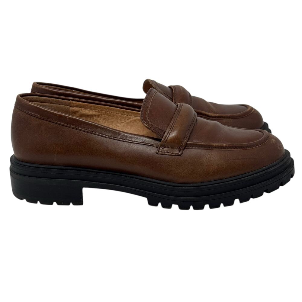 Madewell The Bradley Women's Chunky Brown Lugsole Loafer Size 8.5 - Picture 6 of 11